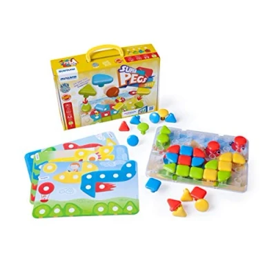 Afbeelding van Miniland Mozaïek Superpegs 39 Mm 36 delig