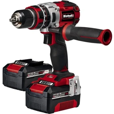 Afbeelding van Einhell Accu slagboorschroevendraaier TE CD 18 Li i BL Power x Change (18 V, draaimoment: 60 Nm, 22 standen, versie set, incl. 2 3,0 Ah accu&#039;s en oplader)