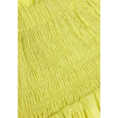Afbeelding van Studio Amaya Coco Skirt Dames Korte rok Geel Maat L