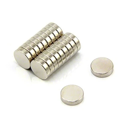 Afbeelding van N35 Neodymium magneet voor kunst, ambachten, modelbouw, doe het zelf, hobby, kantoor en thuis, 12 mm dia x 3 dik 2 kg trekkracht 20 stuks