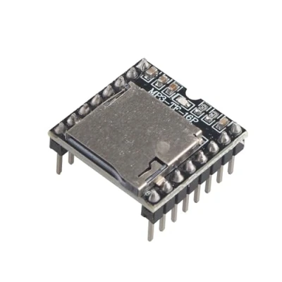 Afbeelding van HALJIA DFPlayer Mini MP3 spelermodule 24 bit DAC uitgang rechtstreeks aansluiten op luidspreker, ondersteuning TF kaart, compatibel met Arduino Raspberry Pi enz.