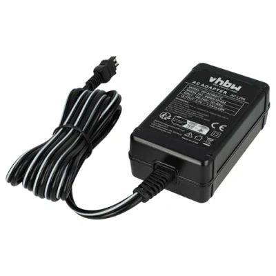 Afbeelding van vhbw 1 x voeding compatibel met Sony Handycam DCR SR190, SR190E, SR21E, SR15E, SR210E camera, digitale 2 m