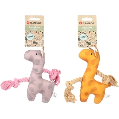Afbeelding van Flamingo Speelgoed puppy BRITTY CERF taupe/oker 4,8 x 21 16,5 cm assortiment