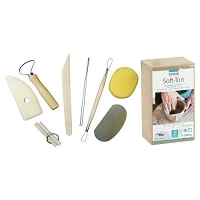 Afbeelding van Glorex GmbH Soft Ton terracotta 2500 g, luchthardend of brandbaar