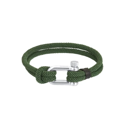 Afbeelding van iXXXi Men Jerry Donker Groen Heren Armband 22cm