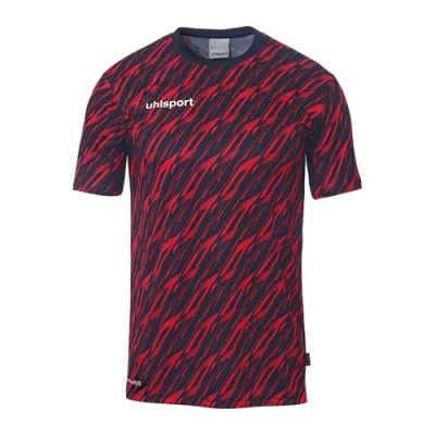 Afbeelding van uhlsport Progressive 28 Jersey Korte Mouw Voetbalshirt Sport T shirt voor Kinderen en Volwassenen Herensnit Ademend