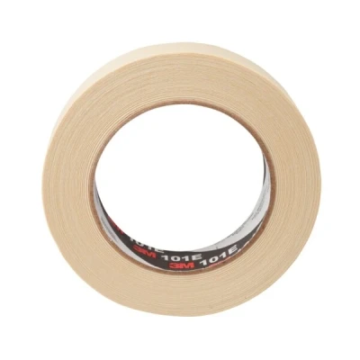 Afbeelding van 3M, Plakband, Zelfklevend crêpetape 101E, 24 mm x 50 m, papier, beige (24 mm)