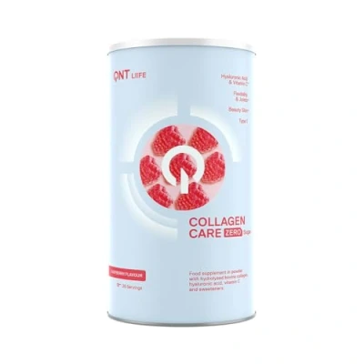 Afbeelding van QNT Care Collagen (zero sugar) 390 gram Raspberry flavour