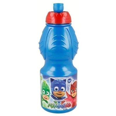 Afbeelding van ALMACENESADAN Sportfles, meerkleurig, herbruikbaar, BPA vrij, inhoud 400 ml (PJ Masks)