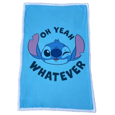 Afbeelding van Lilo &amp; Stitch Fleecedeken Sherpa Oh Yeah 3760167658526