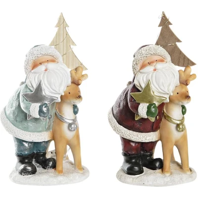 Afbeelding van Kerstversiering DKD Home Decor Hars (15,5 x 15,5 28 cm) (2 Stuks)
