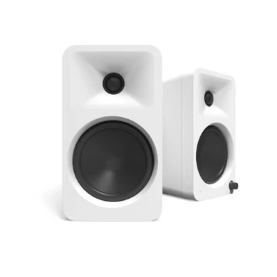 Afbeelding van Kanto ORA4 140W Powered Reference Speakers with Bluetooth 5.0 and USB C Input 4 Woofers Bi Amplified Quality Sound Pair White