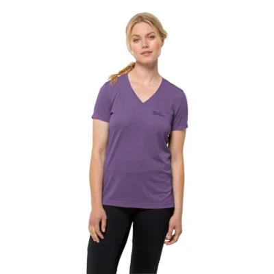 Afbeelding van Jack Wolfskin Crosstrail T Tshirt basic, Dames, Maat: XS, Ultraviolet