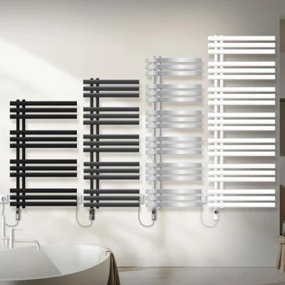 Afbeelding van Design badkamer radiator Ijzer EM 500x1600 mm antraciet Luxe Bath