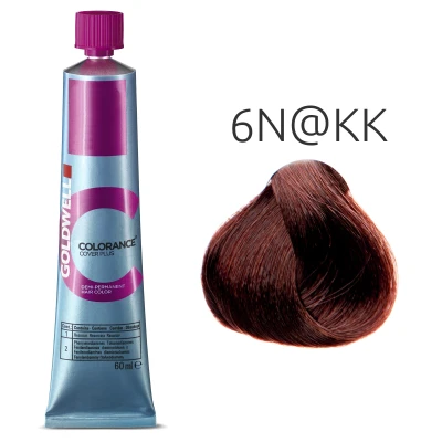 Afbeelding van Goldwell Colorance Cover Plus Elumenated Naturals 6N@KK Dark Blonde Eluminated Intense Copper 60 ml