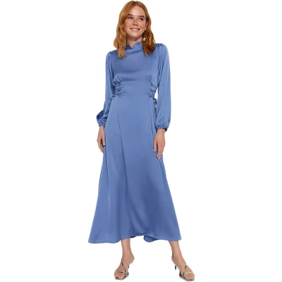 Afbeelding van Trendyol TCTSS23DB00037 Volwassenen Vrouwen Donkerblauw 38