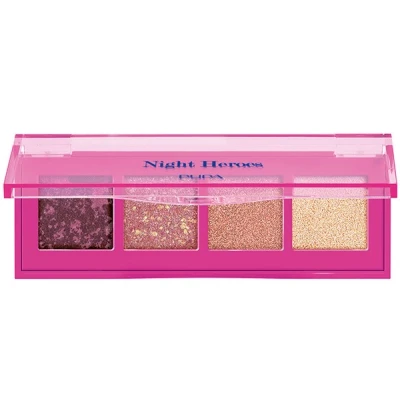 Afbeelding van Pupa Milano Night Heroes 4 multi finish eyeshadow palette 002 5.2 gram