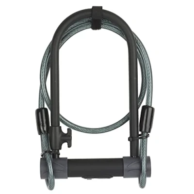 Afbeelding van Yale fietsslot YUL2C/13/230/1 High Protection beugelslot met kabel ultrageharde beugel 4 sleutels