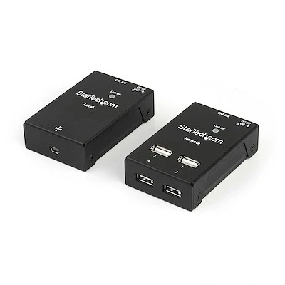 Afbeelding van StarTech.com 4 poorts USB 2.0 over Cat5 of Cat6 extender tot 50 m