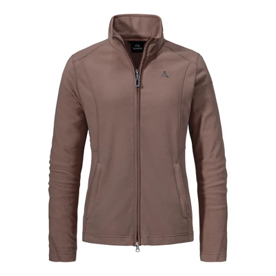 Afbeelding van Schöffel Leona3 fleecejack voor dames, licht en warm fleecejack, sneldrogende outdoorjas van tecnopile materiaal, whisper wit, 34, Twilight Mauve, 38