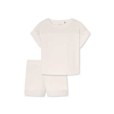 Afbeelding van Schiesser Comfort SET Pyjama, Dames, Maat: 44, Off white