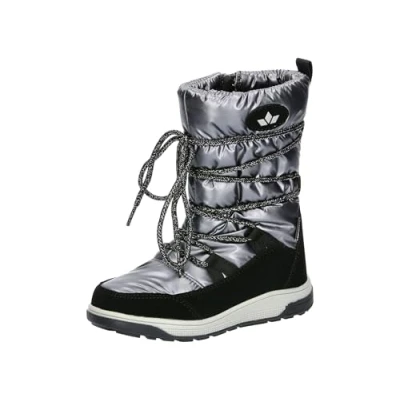 Afbeelding van Lico Anabel winterlaarzen voor jongens, zilver/zwart, 10 UK Kind, Silber Schwarz, Child