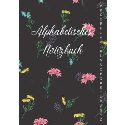 Afbeelding van Alphabetisches Notizbuch: A5 liniert mit alphabetischen Registerkarten von A bis Z und Inhaltsverzeichnis