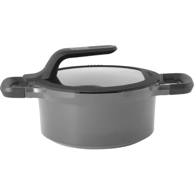Afbeelding van Kookpot BergHOFF Gem Line Grijs 20 cm
