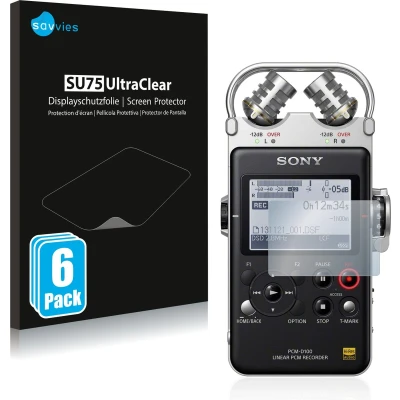 Afbeelding van Savvies (6 Stuks) Schermbeschermer voor Sony PCM D100 Screen Protector Ultra Transparant