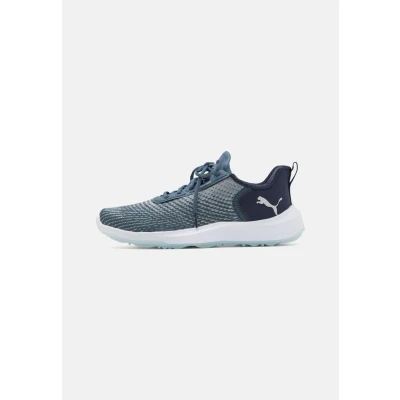Afbeelding van Puma Golf Fusion Crush Sport Golfschoenen, Heren, Maat: 45, Evening sky/deep navy Textiel/ synthetisch