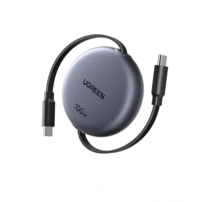 Afbeelding van UGREEN USB C kabel 100W 1M oplaadkabel snellaadkabel intrekbaar PD 3.0 PPS naar voor iPhone 16 8 serie, MacBook Pro/Air, iPad Pro, Galaxy S25, Pixel 9, Steam Deck, enz