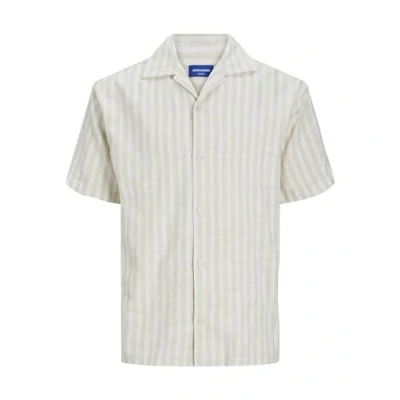 Afbeelding van Jack &amp; Jones Jorcabana Stripe Overhemd, Heren, Maat: Small, Fields of rye