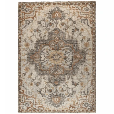 Afbeelding van Dutchbone Vloerkleed Amori 160x230 cm Grijs Stof