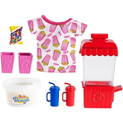 Afbeelding van Barbie GHK39 Cooking &amp; Baking accessoireset popcorn, speelgoed vanaf 4 jaar