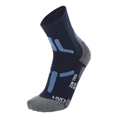 Afbeelding van Wandelsok UYN Men Trekking 2In Blue Navy Schoenmaat 39 41