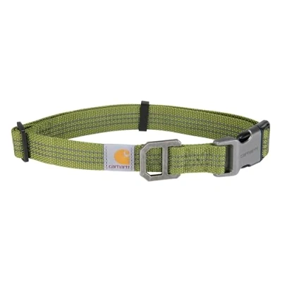 Afbeelding van Carhartt Nylon Duck Hondenhalsband, Licht Mos, Medium