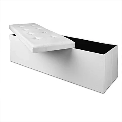 Afbeelding van Monzana Zitbank 114 cm met opslagruimte in Wit