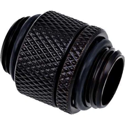Afbeelding van Alphacool 17244 ijspegels dubbele nippel draaibaar G1/4 AG op Deep Black (zwart)