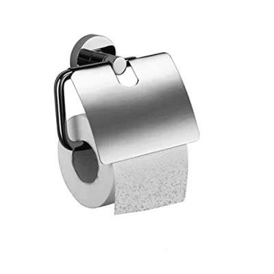 Afbeelding van Haceka Toiletrolhouder IXI met deksel, RVS, Zilver, 15 x 9 cm