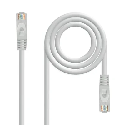 Afbeelding van NANOCABLE 10.20.1800 L25 W netwerkkabel RJ45 LSZH CAT.6A UTP AWG24, wit, 25 cm
