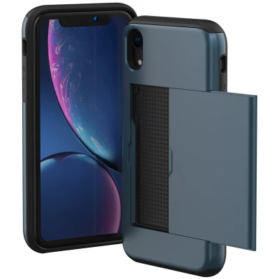 Afbeelding van Apple iPhone Xr Hoesje Kunststof iMoshion Hardcase/Backcover Donkerblauw Telefoonhoesje