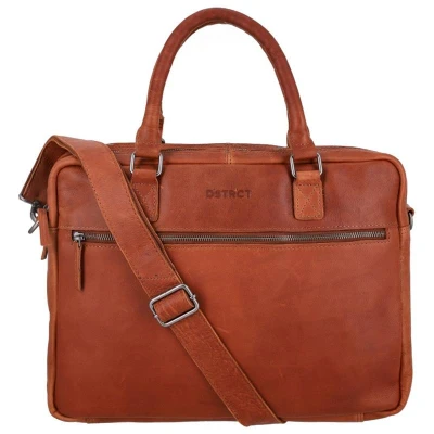 Afbeelding van DSTRCT Preston Park Laptoptas Werktas 15,6 inch Cognac