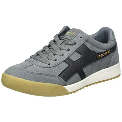 Afbeelding van Skechers Zinger Manchego Sneakers laag, Heren, Maat: 41, Grijs Leer