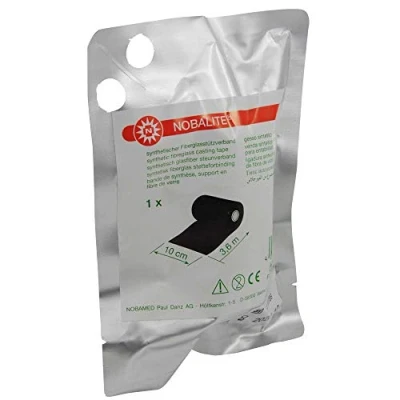 Afbeelding van NOBALITE® zwart synthetische steunverband Castverband Gips verband, glasvezel, 7,5 cm, 1 stuk
