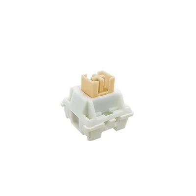 Afbeelding van Outemu Cream Pro Switch, 5pin Pre lubed Lineaire/Stille/Clicky Schakelaar Voor Aangepast Mechanisch Toetsenbord (Color : Silent Yellow, Size 90PCS)
