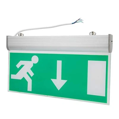 Afbeelding van Exit verlichting bord, acryl LED nooduitgang bord veiligheid evacuatie indicatielampje 110 220V uitgang