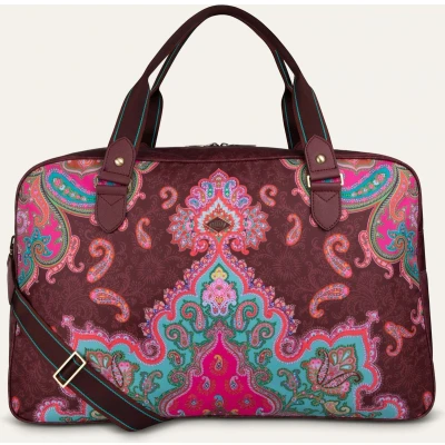 Afbeelding van Oilily Weekendtas Tas Dames Ritssluiting Verstelbare Schouderband Print One Size