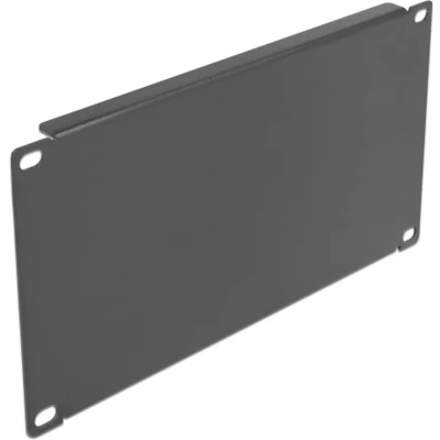 Afbeelding van Delock 10″ netwerkkast blind deksel 3 U zwart