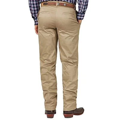 Afbeelding van Wrangler Heren Riata platte voorkant Relaxed Fit Casual broek