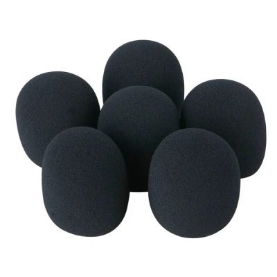 Afbeelding van Showgear DWS 66 Plopkapset voor microfoons, 6 stuks, zwart
